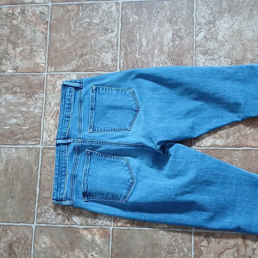 GUC Loft Curvy Skinny Blue Jeans Size 4/27 - Picture 6 of 6
